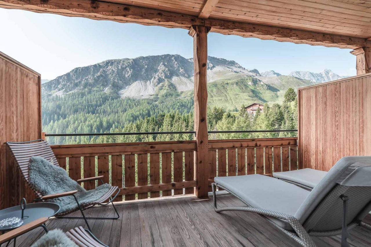 Hotel Alpensonne - Panoramazimmer & Restaurant Arosa Eksteriør billede