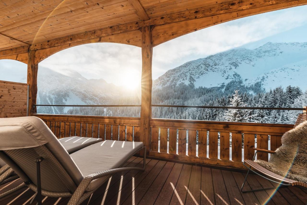 Hotel Alpensonne - Panoramazimmer & Restaurant Arosa Eksteriør billede