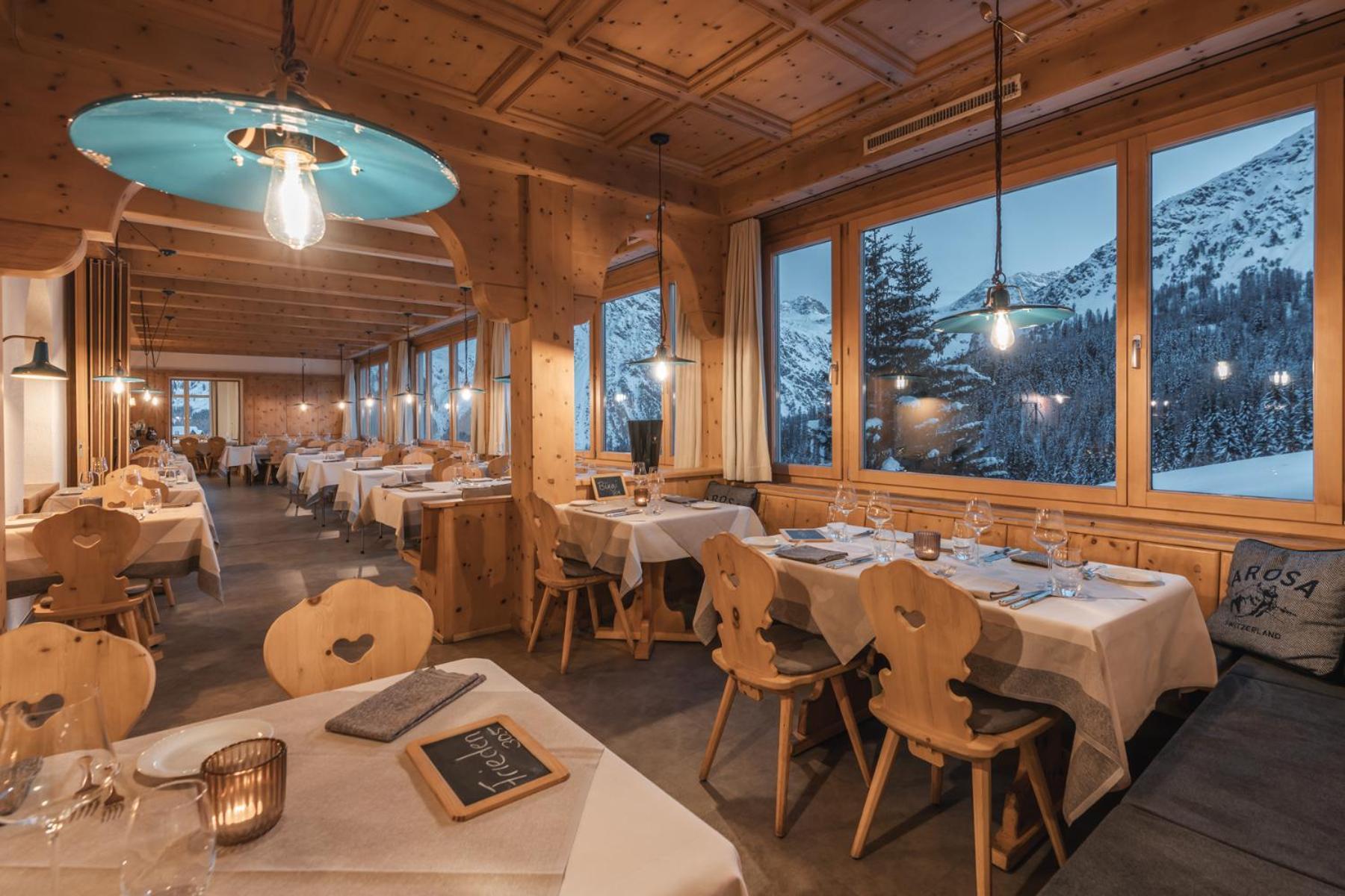 Hotel Alpensonne - Panoramazimmer & Restaurant Arosa Eksteriør billede