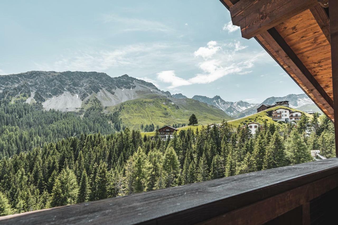 Hotel Alpensonne - Panoramazimmer & Restaurant Arosa Eksteriør billede