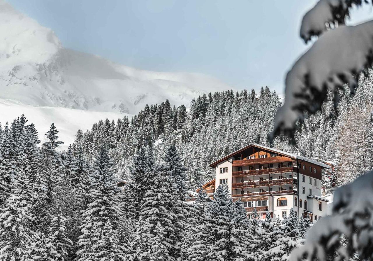 Hotel Alpensonne - Panoramazimmer & Restaurant Arosa Eksteriør billede